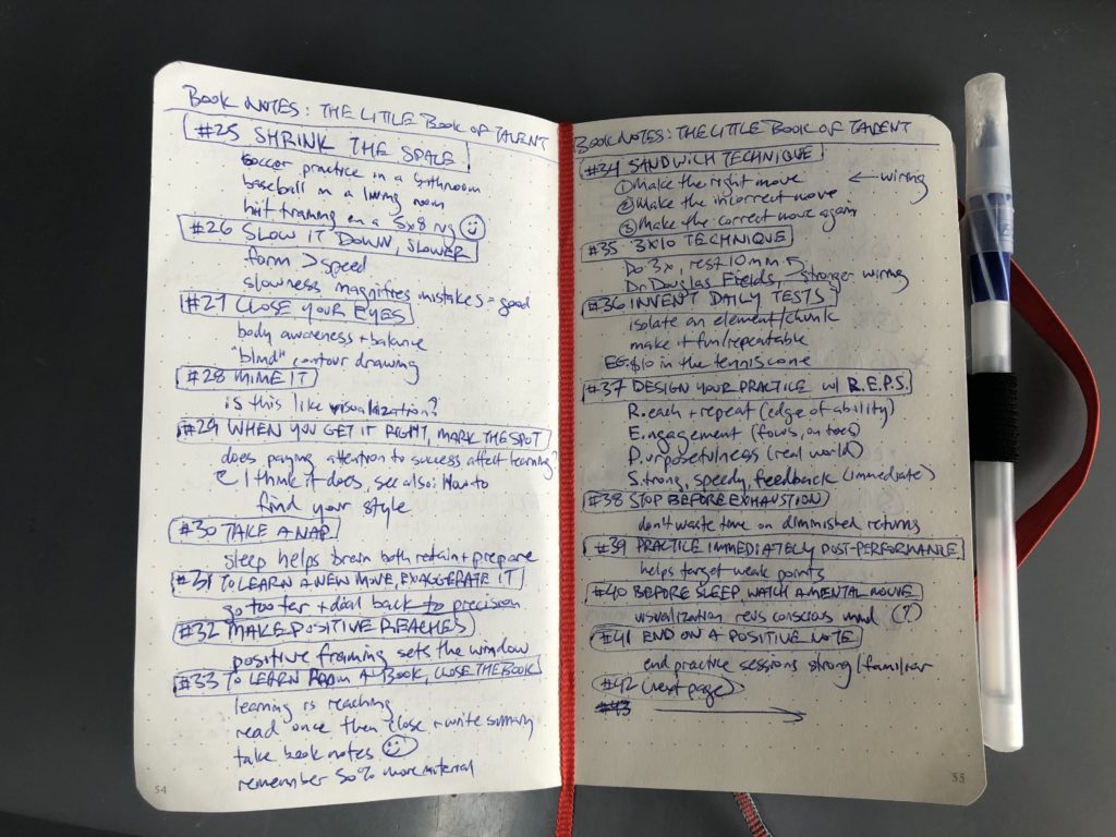 Book notes, The Little Book of Talent